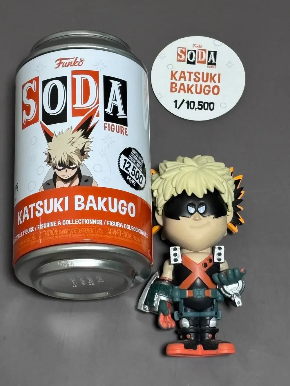 Funko Soda Figure Katsuki Bakugo My Hero Academia Limited Edition 1/10,500